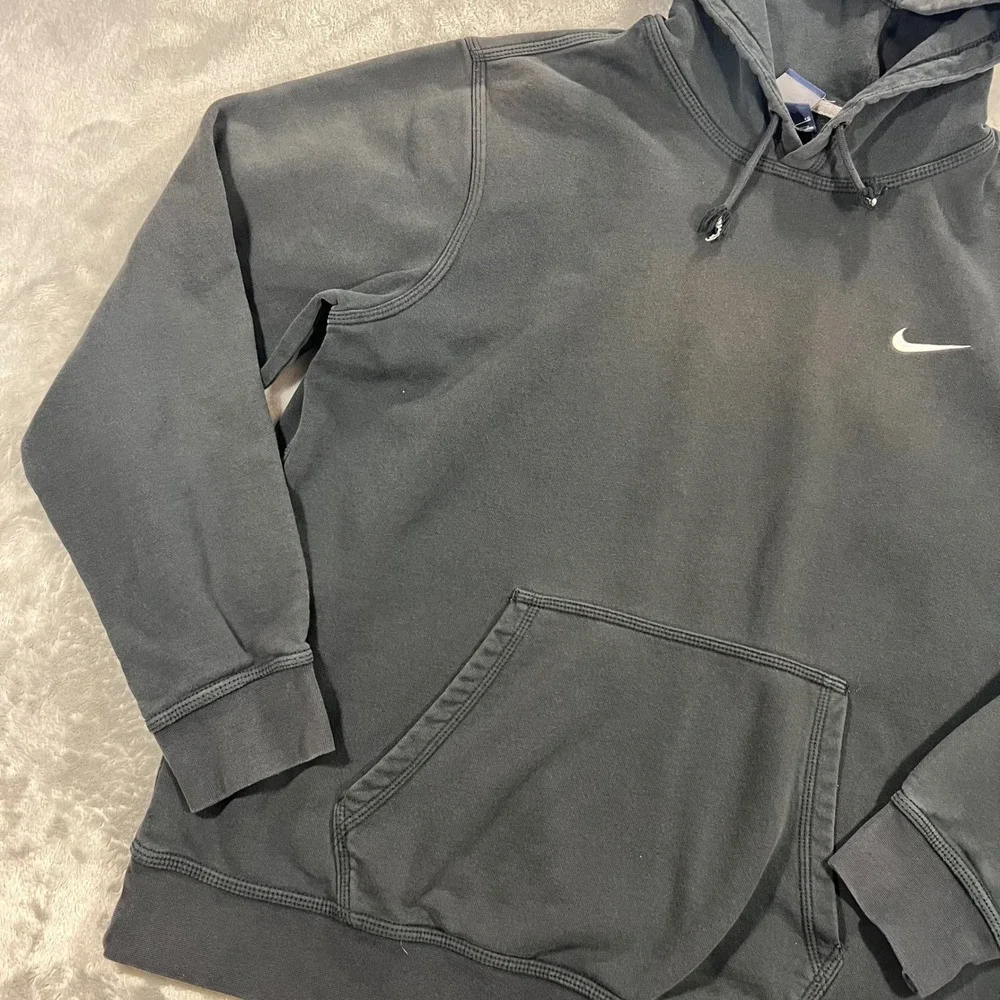 NIKE Sportswear Club Fleece Hoodie Mens XL Black Good Sun Fade 611457 Hoody 2015